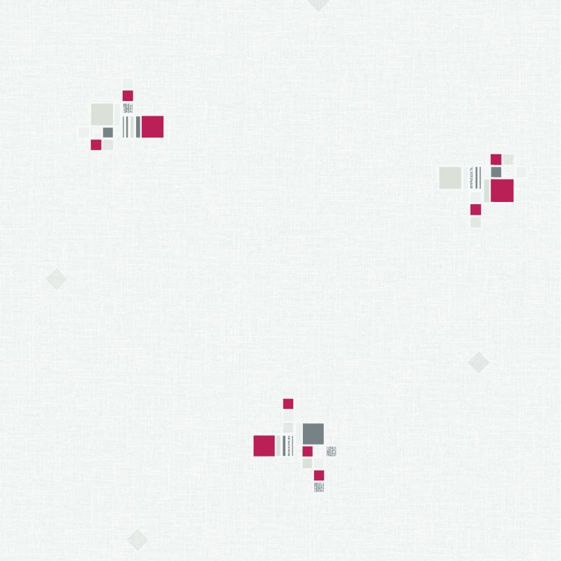 Papier peint intissé graphique violet ACIES - Géométrique par Grandeco - A41002