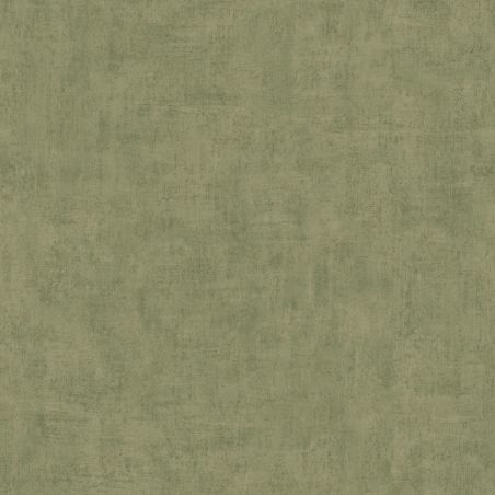 Papier peint intissé uni vert mousse BASIC - Perspectives par Grandeco - A51515