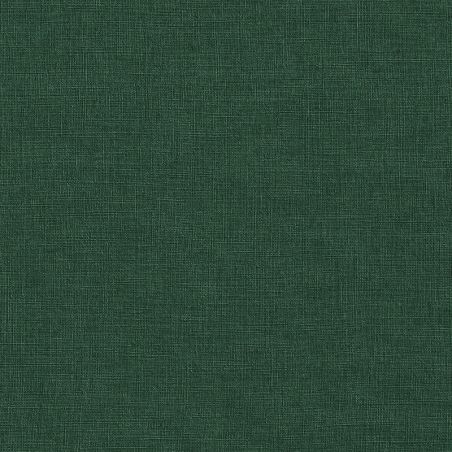 Papier peint intissé uni vert sapin BASIC - Essentiel par Rasch - 466140