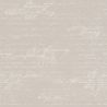Papier peint vinyle sur intissé écriture lin et beige ROMANCE - Florentine 2 par Rasch - 449556