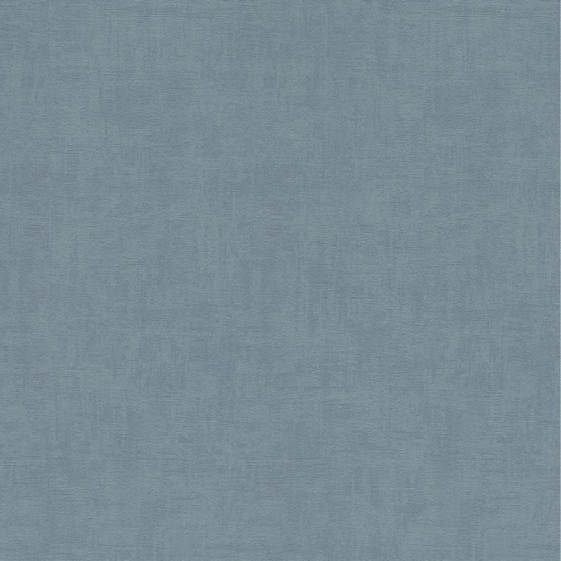 Papier peint vinyle sur intissé uni bleu gris BETON - Essentiel par Rasch - 489781