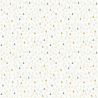 Papier peint standard graphique bleu et moutarde TRIANGLE - Géométrique par Ugepa - 54071