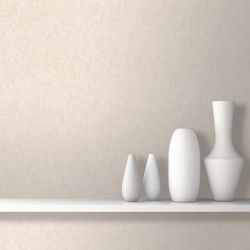 Papier peint expansé sur intissé uni pailleté beige BASIC - Essentiel par Ugepa - J85048