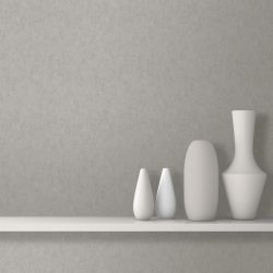 Papier peint expansé sur intissé uni pailleté gris souris BASIC - Essentiel par Ugepa - J85049