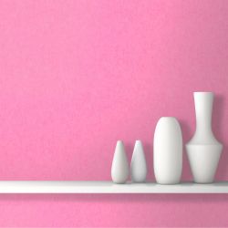 Papier peint expansé sur intissé uni pailleté rose BASIC - Essentiel par Ugepa - J85003