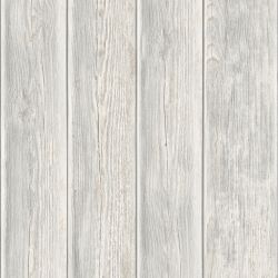 Papier peint intissé trompe l'œil gris et gris bleuté SAINT GUENOLE - Géométrique par Ugepa - J86817