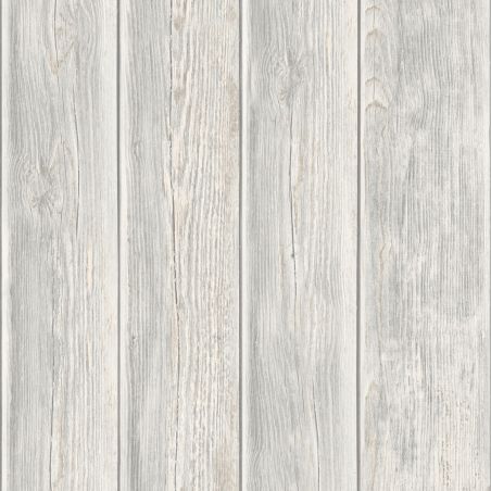 Papier peint intissé trompe l'œil gris et gris bleuté SAINT GUENOLE - Géométrique par Ugepa - J86817