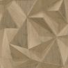 Papier peint vinyle sur intissé graphique beige et marron BOIS 3D - Onyx par Ugepa - M35108