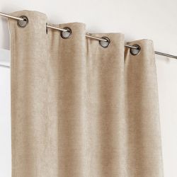 Prêt-à-Poser rideau - 140cmx260cm - uni beige ALASKA par Linder