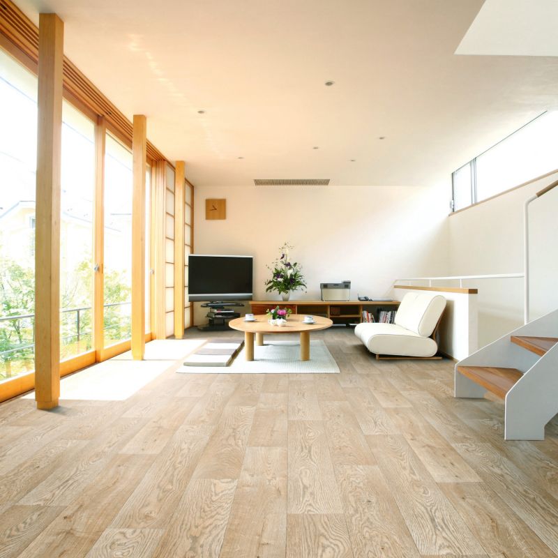 Sol Vinyle/PVC - 4m - parquet naturel ASPIN 835 - Smart Bingo Classic Wood par IVC
