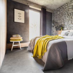 Sol Vinyle/PVC - 4m - uni gris béton FLORENCE 21001 - Smart Mondo par IVC