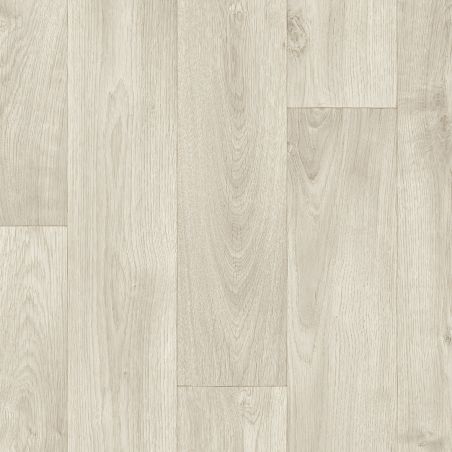 Sol Vinyle/PVC - 4m - parquet blanchi TAVEL 506 - Textile Chrometex par IVC