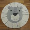 Tapis rond - diam 120cm - Enfant blanc et noir RICHIE par Balta