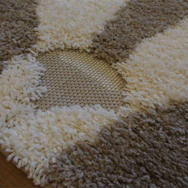 Tapis rond - diam 120cm - Enfant écru et beige RICHIE par Balta