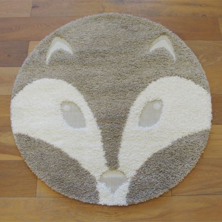 Tapis rond - diam 120cm - Enfant écru et beige RICHIE par Balta