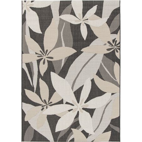 Tapis de salon - 160x230cm - Contemporain noir et gris PALMA par Balta