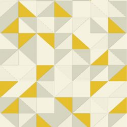 Tapis de salon - 140x200cm - Contemporain écru et moutarde CANVAS par Balta