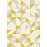 Tapis de salon - 140x200cm - Contemporain écru et moutarde CANVAS par Balta