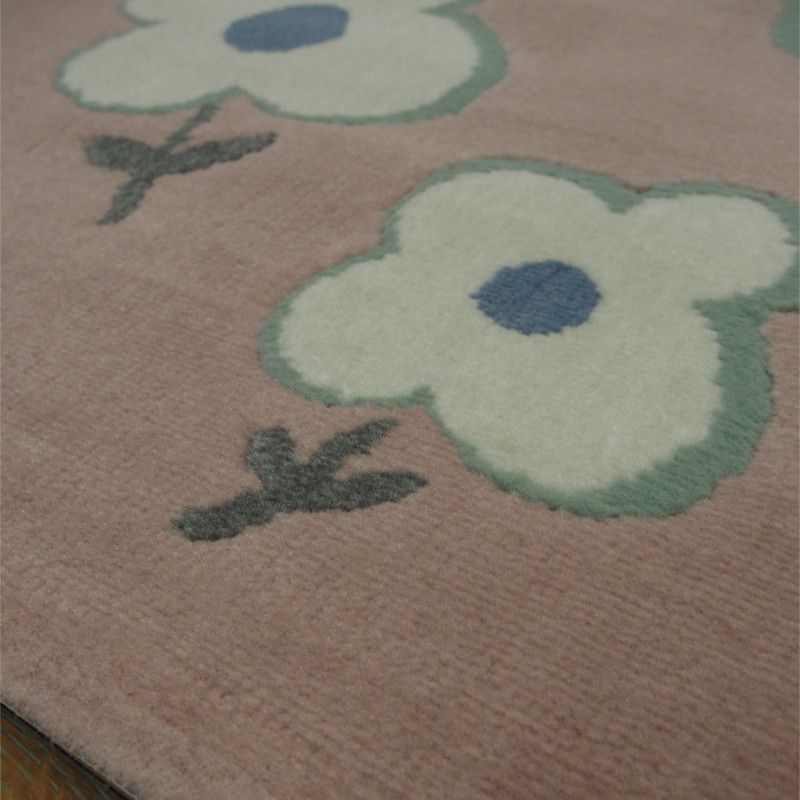 Tapis enfant - 120x170cm - Enfant rose et vert CANVAS par Balta