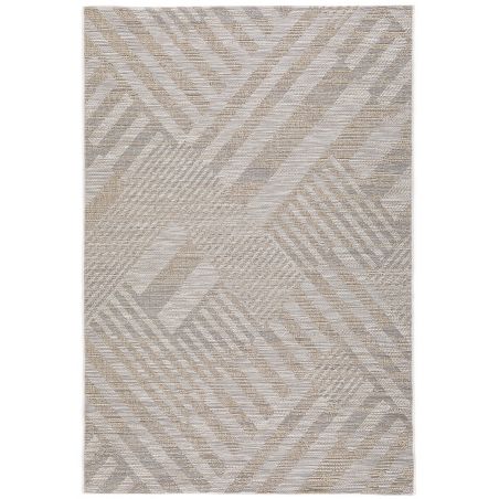 Tapis de salon - 120x170cm - Contemporain beige et taupe MIRA par Balta