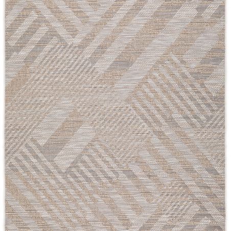 Tapis de salon - 120x170cm - Contemporain beige et taupe MIRA par Balta