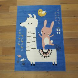 Tapis enfant - 120x170cm - Enfant bleu et rose FLASH par Balta