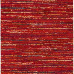 Tapis de salon - 140x200cm - Uni / Faux-uni rouge SHERPA par Balta