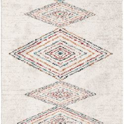 Tapis de salon - 160x230cm - Ethnique / Berbére écru et multico SHERPA par Balta