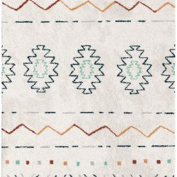 Tapis de salon - 120x170cm - Ethnique / Berbére écru et multico SHERPA par Balta