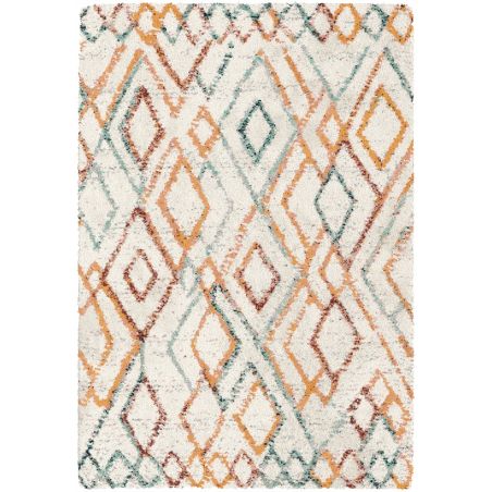 Tapis de salon - 160x230cm - Ethnique / Berbére écru et multico SHERPA par Balta