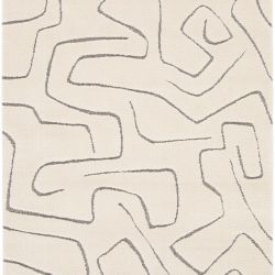 Tapis de salon - 120x170cm - Contemporain écru et gris COCOON par Balta