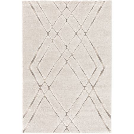 Tapis de salon - 160x230cm - Ethnique / Berbére écru et taupe FARA par Balta Tapis de salon - 160x230cm - Ethnique / Berbére écru et taupe FARA par Balta