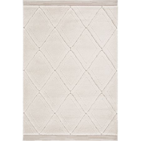 Tapis de salon - 120x170cm - Ethnique / Berbére écru FARA par Balta Tapis de salon - 120x170cm - Ethnique / Berbére écru FARA par Balta