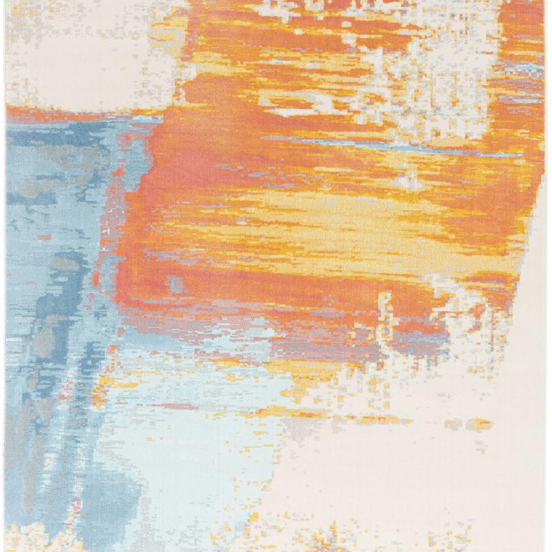 Tapis de salon - 160x230cm - Classique bleu et jaune BLOOM par Osta