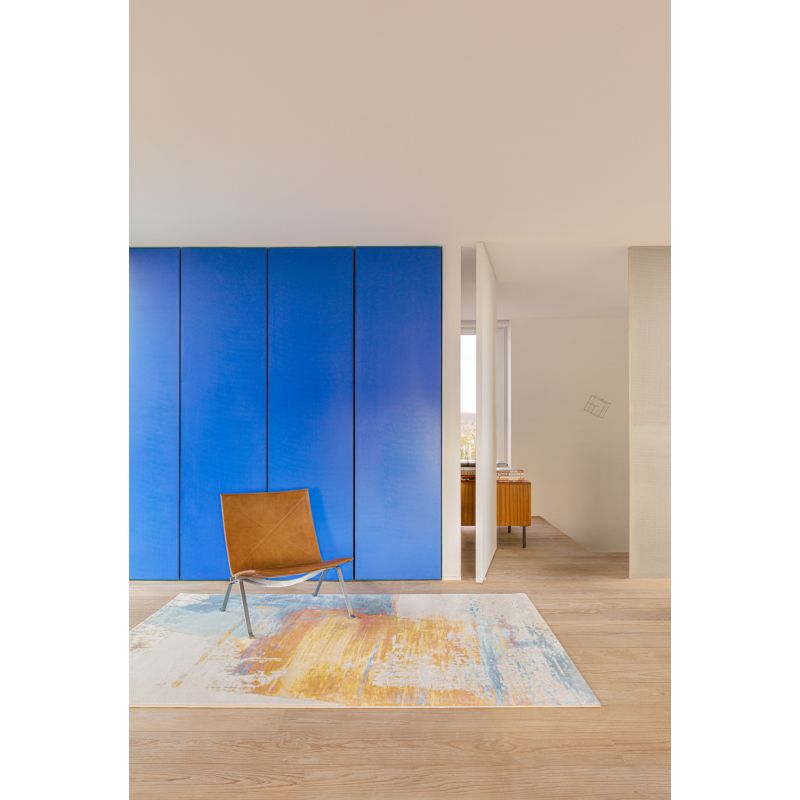 Tapis de salon - 160x230cm - Classique bleu et jaune BLOOM par Osta