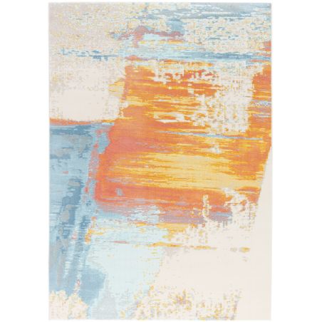 Tapis de salon - 160x230cm - Classique bleu et jaune BLOOM par Osta