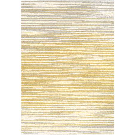 Tapis de salon - 160x230cm - Contemporain écru et moutarde ELLE par Balta