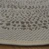 Tapis rond - diam 120cm - Uni / Faux-uni écru et beige ESSENZA par Balta