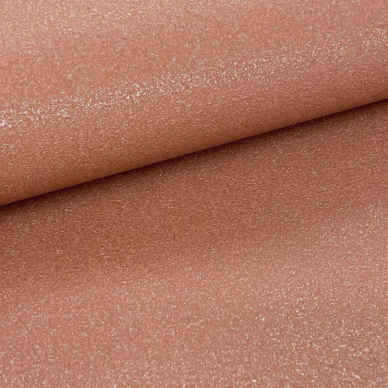 Papier peint vinyle expansé sur intissé uni pailleté terracotta UNI GLITTER - Essentiel par Erismann - 02403-13