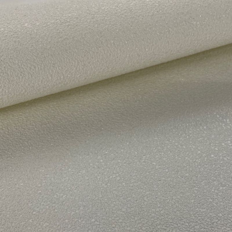 Papier peint vinyle expansé sur intissé uni blanc UNI GLITTER - Essentiel par Erismann - 6314-01