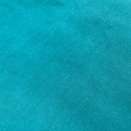 Papier peint expansé sur intissé uni pailleté turquoise BASIC - Essentiel par Ugepa - J85014