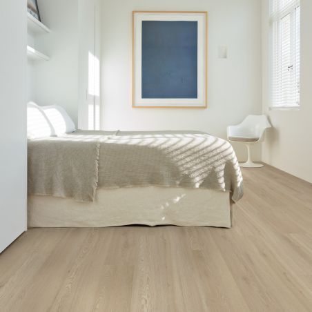 Sol Vinyle/PVC - Lame clipsable - parquet chêne clair CLEVELAND OAK 52 - The Essentials 1500+ Coretec par US Floors Sol Vinyle/PVC - Lame clipsable - parquet chêne clair CLEVELAND OAK 52 - The Essentials 1500+ Coretec par US Floors