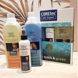 Produit d'entretien kit "Clean quick & green" - 3 unités - par COREtec