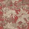 Papier peint vinyle sur intissé végétal écru et terracotta JUNGLE GRAVURE - Tropical House par Rasch - 461428