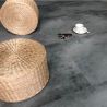 Sol Vinyle/PVC - Dalle clipsable - carrelage gris clair PACIFIC LIMESTONE MEDIUM - Rigicore click 5.5 par Contesse