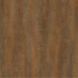 Sol Vinyle/PVC - Dalle clipsable - carrelage, effet industriel rouille METAL PLATE RUSTY - Rigicore click 5.5 par Contesse