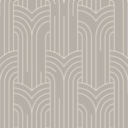 Papier peint vinyle sur intissé graphique argenté pailleté et gris DIAMONDS - Imprim'Luxe par Ugepa - M42107