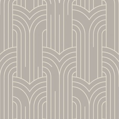 Papier peint vinyle sur intissé graphique argenté pailleté et gris DIAMONDS - Imprim'Luxe par Ugepa - M42107