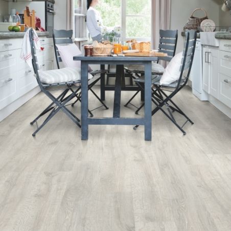 Sol Stratifié CHÊNE VIEILLI PATINÉ BLANC CLM1653 - Classic par Quick Step
