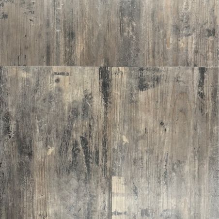 Sol Vinyle/PVC - Dalle clipsable - carrelage, effet industriel noir et marron PETRIFIED FOREST - Stone Coretec par US Floors Sol Vinyle/PVC - Dalle clipsable - carrelage, effet industriel noir et marron PETRIFIED FOREST - Stone Coretec par US Floors
